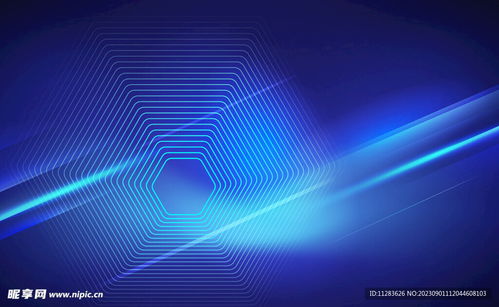 藍色科技背景設計圖
